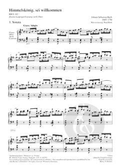Himmelskönig, sei willkommen G-Dur (J.S. Bach) 