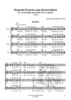 Deutsche Proprien zum Kirchweihfest (Bernard Wayne Sanders) 