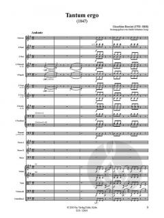 Tantum ergo von Gioachino Rossini für zwei Tenöre, Bass und großes Orchester (1847) im Alle Noten Shop kaufen (Partitur)
