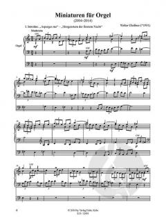 Miniaturen von Walter Gleißner für Orgel (2004-2014) im Alle Noten Shop kaufen (Partitur)