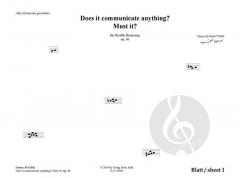 Does it communicate anything? Must it? (Simon Al-Odeh) 