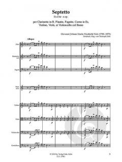 Septetto Es-Dur o. op. (Johann Friedrich Nisle) 