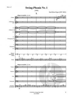 Swing-Phonie Nr. 1 von Karl-Heinz Köper für großes Orchester (1969) im Alle Noten Shop kaufen (Partitur)