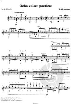 Valses Poéticos / Valses sentimentales von Enrique Granados 