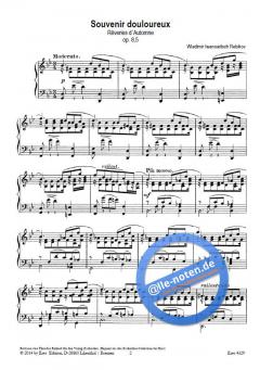 Souvenir douloureux op. 8, 5 von Vladimir Rebikov 