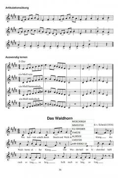 Übungsheft Waldhorn D2 von Bernd Nawrat für Waldhorn