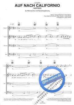 Auf nach Californio (Santiano) 