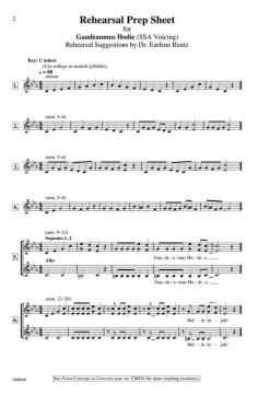 Gaudeamus Hodie (Earlene Rentz) 