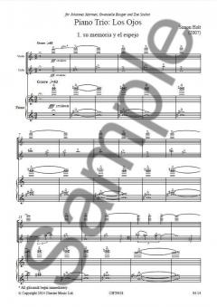 Piano Trio - Los Ojos (Simon Holt) 