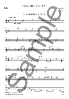 Piano Trio - Los Ojos (Simon Holt) 