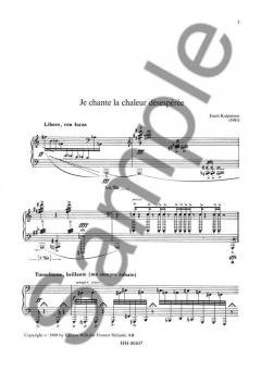 Je Chante La Chaleur Désespérée Op.16 von Jouni Kaipainen 