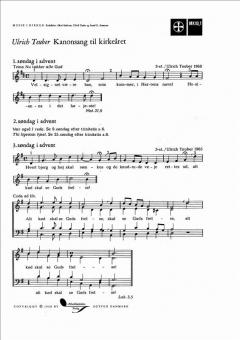 Ulrich Teuber: Kanonsang Til Kirke\(aoret 
