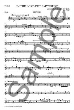 In The Lord Put I My Trust HWV 248 von Georg Friedrich Händel 