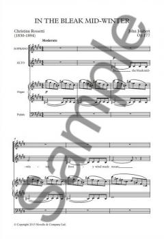 In The Bleak Mid-Winter von John Joubert 