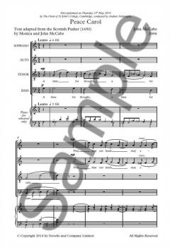 Peace Carol von John McCabe 