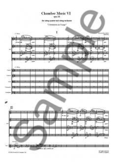 Chamber Music VI Op. 88 von Aulis Sallinen 