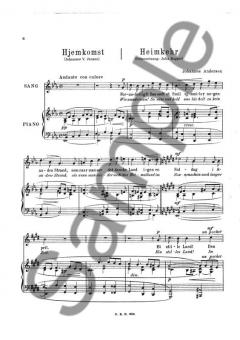 Seks Sange von Johannes Andersen 