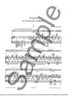 Sonate For Violoncello Og Piano, Op. 14 von Peter Gram im Alle Noten Shop kaufen