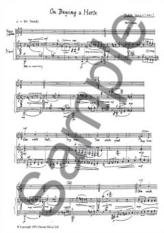 On Buying A Horse von Judith Weir 