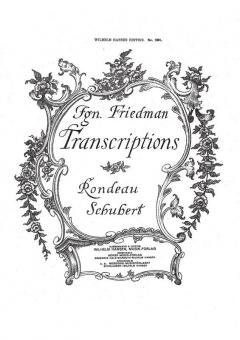 Transcriptions - Rondeau Schubert von Franz Schubert 