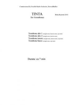 Tinta von Britta Byström 