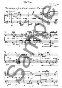 Dreihundertvier Sterne in einem kleinen Fenster von Bent Sorensen 