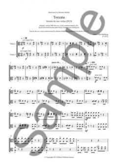 Toccata - Version For 2 Violas von Sören Nils Eichberg im Alle Noten Shop kaufen