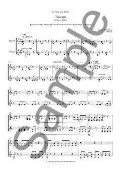 Toccata For 2 Violins von Sören Nils Eichberg im Alle Noten Shop kaufen