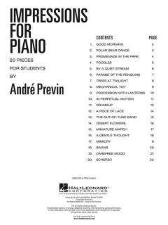 Impressions For Piano von Andre Previn 
