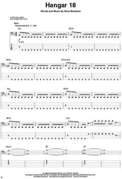 Bass Play-Along Vol. 44: Megadeth (Megadeth) 