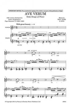 Ave verum von Will Todd 