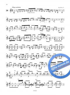 20 Studies von Fernando Sor 