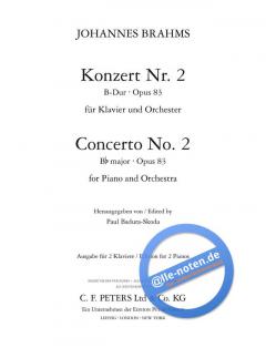 Konzert Nr. 2 Op. 83 von Johannes Brahms 