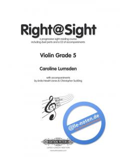 Right@Sight Violin Grade 5 von Caroline Lumsden im Alle Noten Shop kaufen
