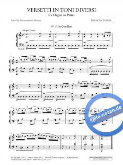 Versetti in toni diversi 