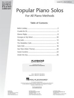 Popular Piano Solos Level 4 (2nd Edition) 