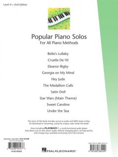 Popular Piano Solos Level 4 (2nd Edition) 