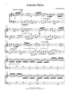 Autumn Skies von Randall Hartsell 