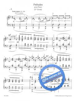 Préludes von Claude Debussy für Klavier im Alle Noten Shop kaufen