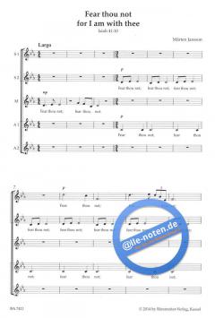 Fear Thou Not von Mårten Jansson (Download) 