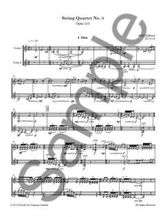 String Quartet No. 6 Op. 103 von Aulis Sallinen 