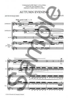 Autumn Evening von Paul Mealor 