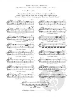 Klavierstücke aus dem 'Nannerl-Notenbuch' von Wolfgang Amadeus Mozart im Alle Noten Shop kaufen