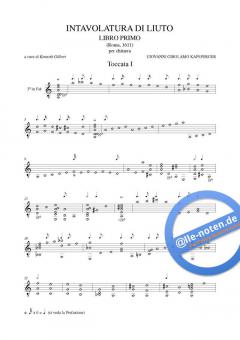 Intavolatura di Liuto von Giovanni Girolamo Kapsperger 