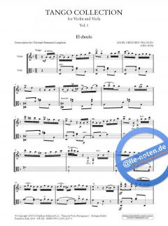 Tango Collection Vol. 1 für Violine und Viola im Alle Noten Shop kaufen