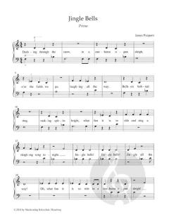 Tastenträume: Vierhändige Weihnachtslieder 