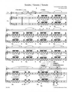 Sonate für Klarinette und Klavier von Leo Eugen Janáček 