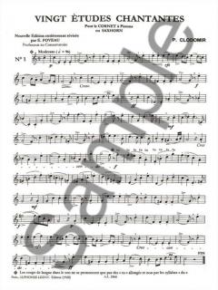 20 Etudes chantantes Op. 11 (Trumpet solo) von Pierre François Clodomir im Alle Noten Shop kaufen