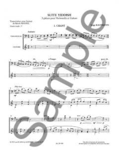 Suite yiddish (Cello & Guitar) von Kaufmann im Alle Noten Shop kaufen