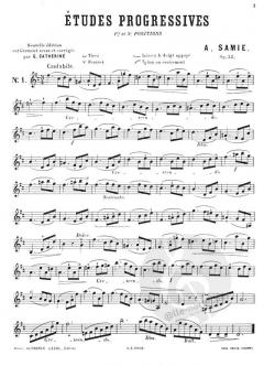 Etudes Progressives op. 32 von A. Samie 